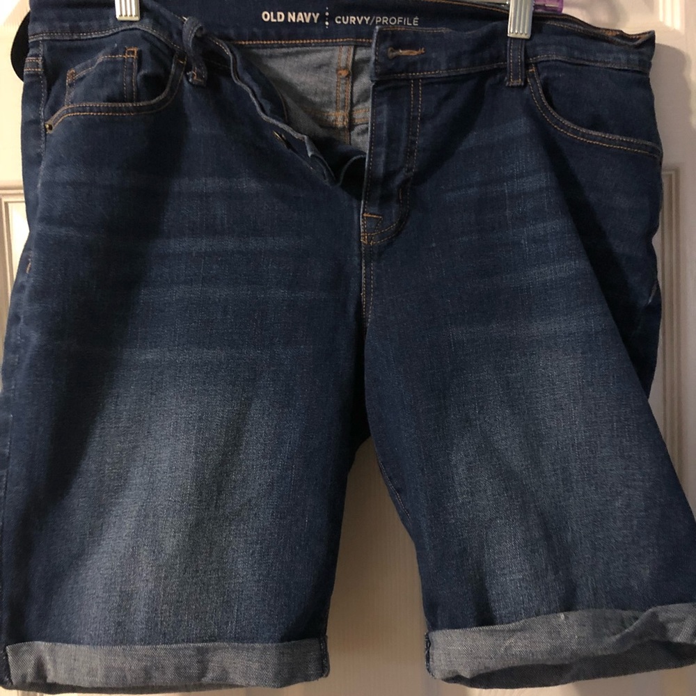 Denim shorts